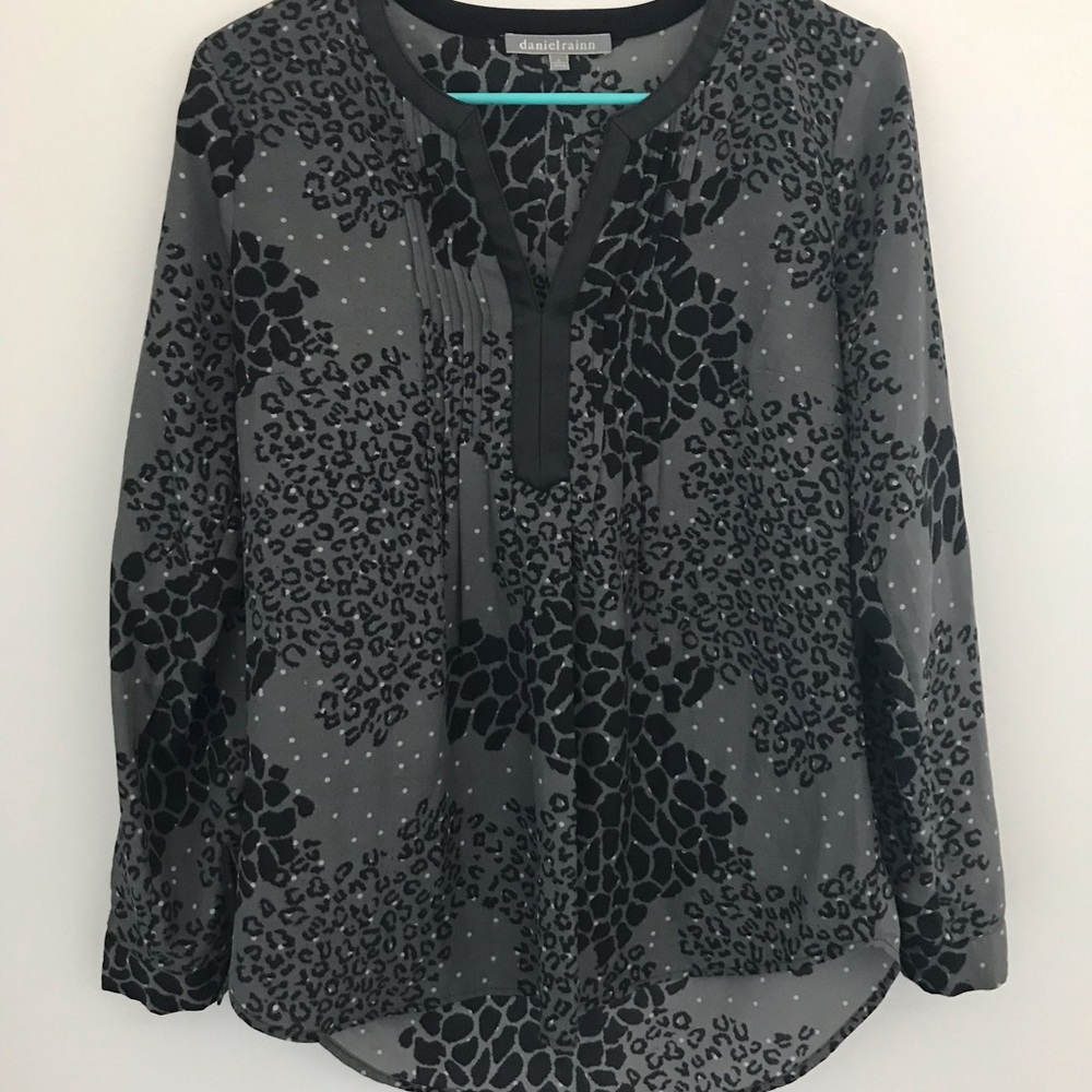 Cheetah print blouse